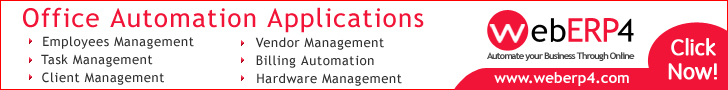 Office Automation Systems, Office Automation Software, Office Automation Application, Office Automation Modules from WebERP4